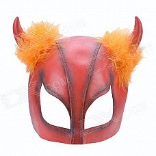 SYVIO Stylish Beauty Cow Face Mask for Halloween Costume / Cosplay - Red SYVIO Stylish Beauty Cow Face Mask for Halloween Costume / Cosplay - Red