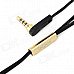 ipipoo ip-A400Hi 3.5mm In-Ear Earphone w/ Microphone - Black + Golden ipipoo ip-A400Hi 3.5mm In-Ear Earphone w/ Microphone - Black + Golden