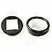 Blind Area Free 360 Degree Wide Field of View Lens Mirror for Car - Black (2 PCS) Blind Area Free 360 Degree Wide Field of View Lens Mirror for Car - Black (2 PCS)