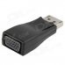 DisplayPort Male to VGA Female Adapter - Black DisplayPort Male to VGA Female Adapter - Black