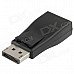 DisplayPort Male to VGA Female Adapter - Black DisplayPort Male to VGA Female Adapter - Black