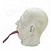 SYVIO White Ghost Emissary Mask for Halloween / Costume Party - White + Red SYVIO White Ghost Emissary Mask for Halloween / Costume Party - White + Red