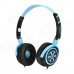 DICSONG DJ-980 Folding Headband Headphones - Black + Light Blue (3.5mm Plug / 1.6m) DICSONG DJ-980 Folding Headband Headphones - Black + Light Blue (3.5mm Plug / 1.6m)