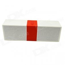 F1 Portable Wireless Bluetooth V4.0 Speaker w/ NFC - White + Red F1 Portable Wireless Bluetooth V4.0 Speaker w/ NFC - White + Red