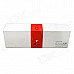F1 Portable Wireless Bluetooth V4.0 Speaker w/ NFC - White + Red F1 Portable Wireless Bluetooth V4.0 Speaker w/ NFC - White + Red
