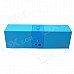 F1 Portable Wireless Bluetooth V4.0 Speaker w/ NFC - Blue F1 Portable Wireless Bluetooth V4.0 Speaker w/ NFC - Blue