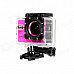 SJCAM SJ4000 Wi-Fi 1.5" TFT 12.0 MP 2/3 CMOS 1080P Full HD Sports Digital Video Camera - Deep Pink SJCAM SJ4000 Wi-Fi 1.5" TFT 12.0 MP 2/3 CMOS 1080P Full HD Sports Digital Video Camera - Deep Pink