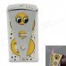 6127 Stylish Smile Face Pattern Butane Jet Lighters Shock Tricky Toy - White + Yellow + Silver 6127 Stylish Smile Face Pattern Butane Jet Lighters Shock Tricky Toy - White + Yellow + Silver