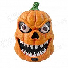 Halloween Costumes Lighting + Acoustic Induction Terrorist Pumpkin Ghost Head - Orange + Black Halloween Costumes Lighting + Acoustic Induction Terrorist Pumpkin Ghost Head - Orange + Black