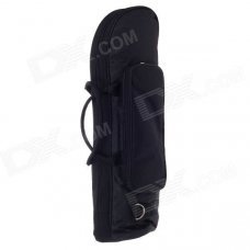 William Zippered Trumpet Bag w/ Shoulder Strap - Black William Zippered Trumpet Bag w/ Shoulder Strap - Black