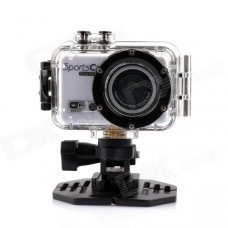 PANNOVO 5.0 MP CMOS HD Sports Camera w/ 0.4" LCD, Wi-Fi, TF, USB - White PANNOVO 5.0 MP CMOS HD Sports Camera w/ 0.4" LCD, Wi-Fi, TF, USB - White