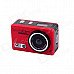PANNOVO M300 5.0MP HD Sports Camera w/ 0.4" LCD, Wi-Fi, TF, USB - Red