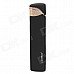 Fashionable Super Fire Windproof Butane Flame Lighter - Black