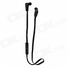 EW-036 Mini Sports Bluetooth V3.0 In-Ear Earphone Headset w/ Ear Hooks - Black