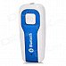 Bluetooth V4.0 A2DP Stereo Audio Music Receiver w/ 3.5mm Jack / Mini USB - White + Blue Bluetooth V4.0 A2DP Stereo Audio Music Receiver w/ 3.5mm Jack / Mini USB - White + Blue
