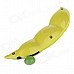 Pea Shape Zinc Alloy Oil Lighter - Yellow + Green Pea Shape Zinc Alloy Oil Lighter - Yellow + Green