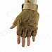 Fashionable Outdoor Cycling Half-finger Motorcycle PU Gloves - Sandy (Pair / L) Fashionable Outdoor Cycling Half-finger Motorcycle PU Gloves - Sandy (Pair / L)