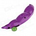 Pea Shape Zinc Alloy Oil Lighter - Purple + Green Pea Shape Zinc Alloy Oil Lighter - Purple + Green