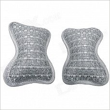 Carking CS-17 Neck Bone Pillow Cushion Neck-Protection Car Headrest Pillow - Grey + White (2 PCS) Carking CS-17 Neck Bone Pillow Cushion Neck-Protection Car Headrest Pillow - Grey + White (2 PCS)