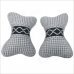 Carking CS-24 Bone Style Car Seat Head Neck Rest Cushion Pillow - Grey + Black (2 PCS) Carking CS-24 Bone Style Car Seat Head Neck Rest Cushion Pillow - Grey + Black (2 PCS)