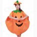 Halloween Costumes Pumpkin Shape Children's Festival Costumes - Orange + Green + Black