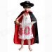 Children's Halloween Prop Double-sided Cloak for Costume Party - Black + Red Children's Halloween Prop Double-sided Cloak for Costume Party - Black + Red