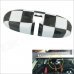 Carking D1409127 Grid Pattern ABS UV Protected Car Interior Mirror Sticker - White + Black Carking D1409127 Grid Pattern ABS UV Protected Car Interior Mirror Sticker - White + Black