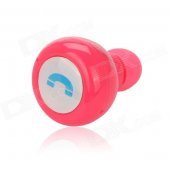 DUALANE D00280 Hands-Free Bluetooth 4.0 Stereo Music Earphone - Deep Pink