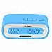 SLANG Q3 3W Bluetooth V3.0 Multifunctional Speaker w/ FM / Micro USB / TF / USB / 3.5mm - Light Blue SLANG Q3 3W Bluetooth V3.0 Multifunctional Speaker w/ FM / Micro USB / TF / USB / 3.5mm - Light Blue