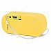 SLANG Q3 3W Bluetooth V3.0 Multifunctional Speaker w/ FM / Micro USB / TF / USB / 3.5mm - Yellow SLANG Q3 3W Bluetooth V3.0 Multifunctional Speaker w/ FM / Micro USB / TF / USB / 3.5mm - Yellow