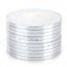 SZGAOY 14081903 N38 NdFeB Round Magnets - Silver (10 PCS)