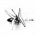 3-CH Handle Sensing Remote Control Aircraft w/ Gyro - Silvery White + Black (5 x AA) 3-CH Handle Sensing Remote Control Aircraft w/ Gyro - Silvery White + Black (5 x AA)