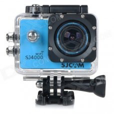 SJCAM SJ4000 Wi-Fi 1.5" TFT 1080P HD 2/3" CMOS 12MP Outdoor Sport Camera w/ Waterproof Case - Blue SJCAM SJ4000 Wi-Fi 1.5" TFT 1080P HD 2/3" CMOS 12MP Outdoor Sport Camera w/ Waterproof Case - Blue