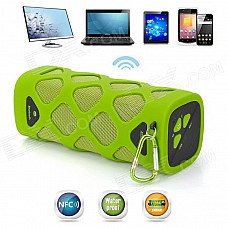 VINA Portable Outdoor Wireless Bluetooth v4.0 NFC Mini Speaker for IPHONE / Tablet - Grass Green VINA Portable Outdoor Wireless Bluetooth v4.0 NFC Mini Speaker for IPHONE / Tablet - Grass Green