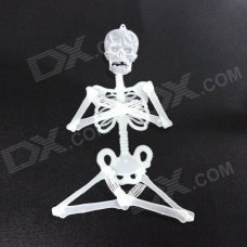 Halloween Glow-in-the-Dark PVC Skeleton Bones Decoration - White Halloween Glow-in-the-Dark PVC Skeleton Bones Decoration - White