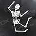 Halloween Glow-in-the-Dark PVC Skeleton Bones Decoration - White Halloween Glow-in-the-Dark PVC Skeleton Bones Decoration - White