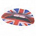 3D Sexy British Flag Lip Style Car Decoration Sticker - Red + Blue + Multi-colored