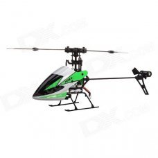 Hisky HCP100 2.4GHz 6-CH 3-Axis Gyro Flybarless R/C Helicopter - Green + White Hisky HCP100 2.4GHz 6-CH 3-Axis Gyro Flybarless R/C Helicopter - Green + White
