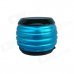 HOTT SP016 Mini Waterproof Metallic Bluetooth Subwoofer Speaker w/ TF / FM - Blue HOTT SP016 Mini Waterproof Metallic Bluetooth Subwoofer Speaker w/ TF / FM - Blue