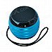 HOTT SP016 Mini Waterproof Metallic Bluetooth Subwoofer Speaker w/ TF / FM - Blue HOTT SP016 Mini Waterproof Metallic Bluetooth Subwoofer Speaker w/ TF / FM - Blue
