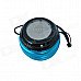 HOTT SP016 Mini Waterproof Metallic Bluetooth Subwoofer Speaker w/ TF / FM - Blue HOTT SP016 Mini Waterproof Metallic Bluetooth Subwoofer Speaker w/ TF / FM - Blue
