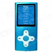HOTT MU820 1.8" Sporting MP3 MP4 Player w / FM / Recorder - Blue (4GB)
