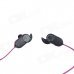 HV803 Wireless Bluetooth V3.0 + EDR In-Ear Earphone - Black + Deep Pink