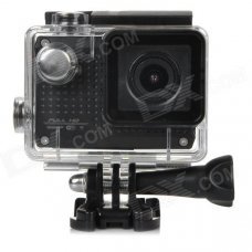 S30W Waterproof 1.5" TFT CCD 1080P HD 150' Wide-Angle Sports Camcorder w/ Wi-Fi - Black S30W Waterproof 1.5" TFT CCD 1080P HD 150' Wide-Angle Sports Camcorder w/ Wi-Fi - Black