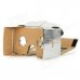 DIY Google Cardboard Virtual Reality 3D Glasses w/ NFC for 4~7" Cell Phone - Silver DIY Google Cardboard Virtual Reality 3D Glasses w/ NFC for 4~7" Cell Phone - Silver