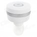 ZY ZY-S8 Mini Bluetooth V3.0 1-to-2 In-Ear Earphone w/ Microphone - White + Silver ZY ZY-S8 Mini Bluetooth V3.0 1-to-2 In-Ear Earphone w/ Microphone - White + Silver