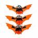 Halloween Decorative Paper Bats - Orange + Black + Multi-Color (3 PCS) Halloween Decorative Paper Bats - Orange + Black + Multi-Color (3 PCS)