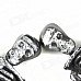 Halloween Plastic Skeleton Frame Hanging Decoration - Silver Black (4 PCS) Halloween Plastic Skeleton Frame Hanging Decoration - Silver Black (4 PCS)