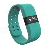 DIGICare Bluetooth 4.0 Pedometer Sleep Tracking Notification Smart Wrist Bracelet - Mint Green