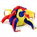 Halloween Funny Roll Play Clown Hat - Red + Yellow + Multi-Color Halloween Funny Roll Play Clown Hat - Red + Yellow + Multi-Color